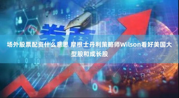 场外股票配资什么意思 摩根士丹利策略师Wilson看好美国大型股和成长股