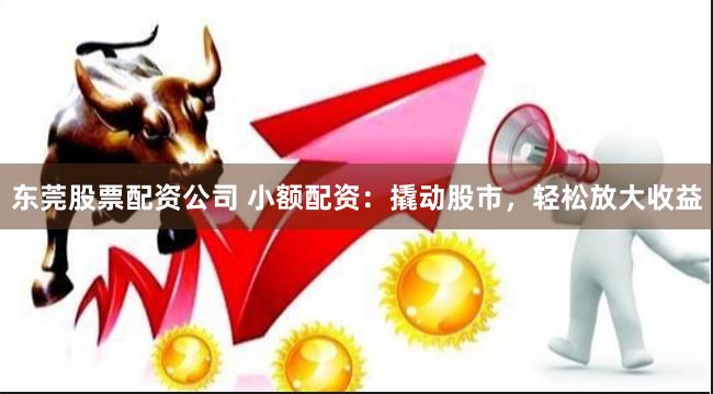 东莞股票配资公司 小额配资：撬动股市，轻松放大收益