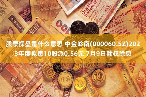 股票操盘是什么意思 中金岭南(000060.SZ)2023年度拟每10股派0.56元 7月9日除权除息