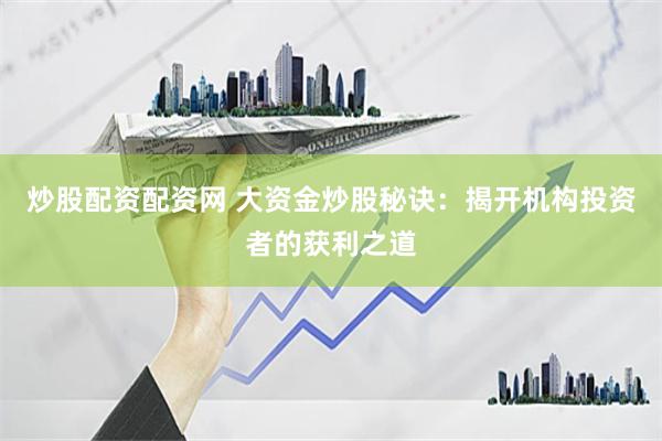 炒股配资配资网 大资金炒股秘诀:揭开机构投资者的获利之道